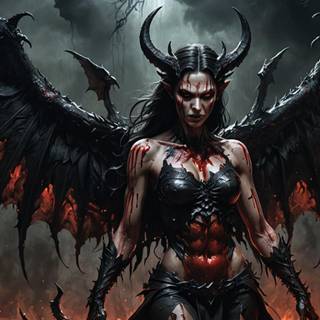 DEMON WALLPAPER created by SEVEN