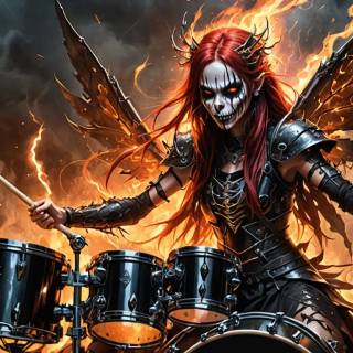 HEAVY METAL AI WALLPAPER