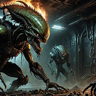 ALIENS WALLPAPER created by SEVEN