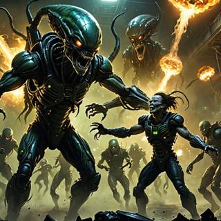 ALIENS WALLPAPER created by SEVEN