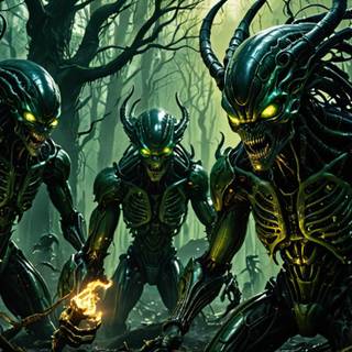 ALIENS WALLPAPER created by SEVEN