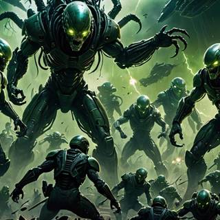 ALIENS WALLPAPER created by SEVEN