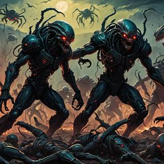 ALIENS WALLPAPER created by SEVEN