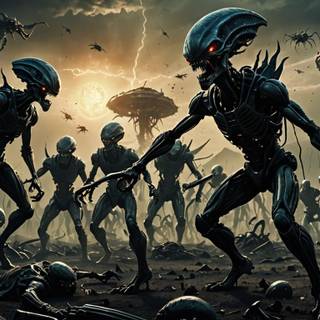 ALIENS WALLPAPER created by SEVEN