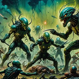 ALIENS WALLPAPER created by SEVEN