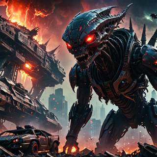 ALIENS WALLPAPER created by SEVEN