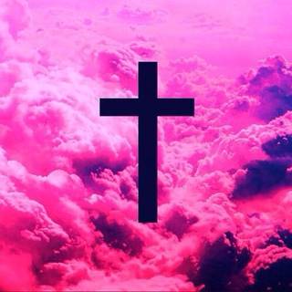 pink cross