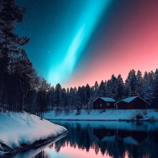 Northern Lights during Winter