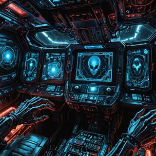 SPACESHIP WALLPAPER created by SEVEN