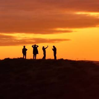 Sunset glow Teenager