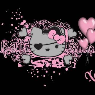 emo hello kitty wallpaper