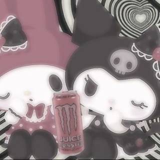 emo my melody and kuromi wallpaper