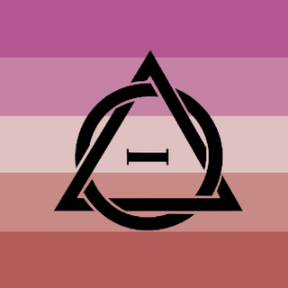 Lesbian Therian Flag