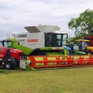 This is a photo that I took of some of are tractor s at are old farm 