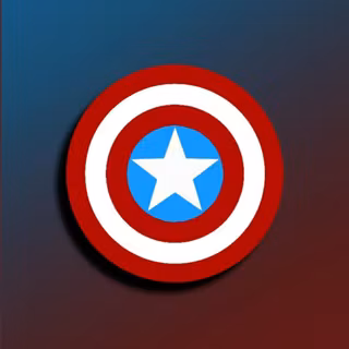 Gradient Captain America