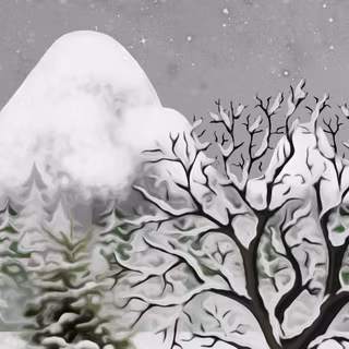 Galaxy Z Fold 6 Wallpaper FRONT Winter