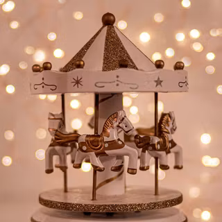 Sparkled Merry-go-round toy