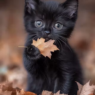Fall Kitten