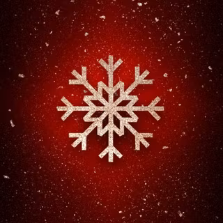 Red snowflake