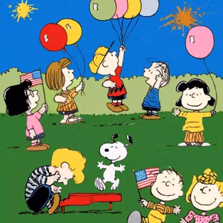 Peanuts Fouth of July