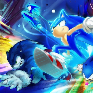 sonic all forms wallpaper