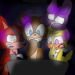 Credits to GlitchNotFound FNAF when they see gacha heat or cursed ships lol