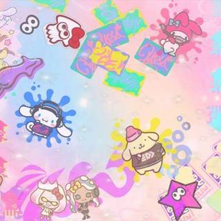 Splatoon x Sanrio Banner!!