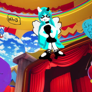 Victoria hanging out <3 again AND SHES FLYING