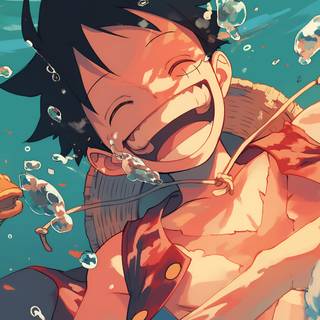 Luffy Underwater Wallpaper