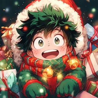 Christmas Deku Wallpaper