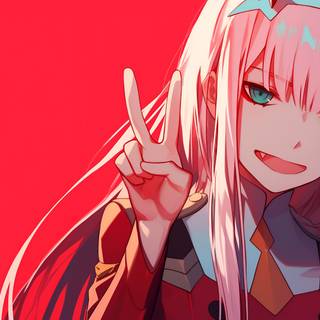 Zero Two Wallpaper