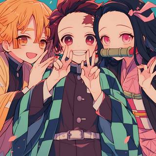 Tanjiro And Nezuko Wallpaper