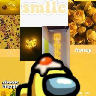 yellow among us collage