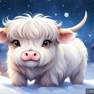 Winter Cow