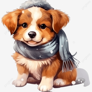 Winter Puppy
