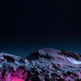 Beautiful Snow Capped Mountain