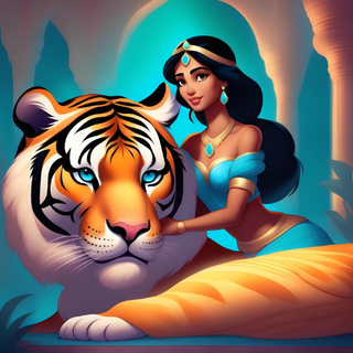 princess and tiger friend 