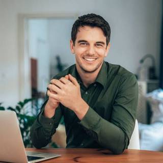 handsome smiling men