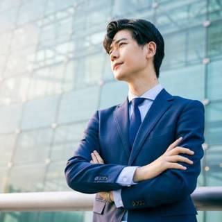 handsome smiling men