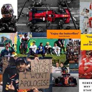 Formula 1 Collage Wallpaper