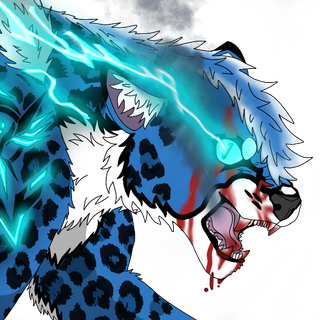 (MHA OC, CLOSED) leopard dragon when in a feral state, charging attack, etc.