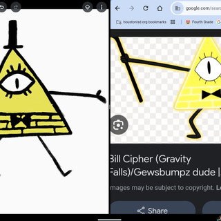 my drawing of bill ciper