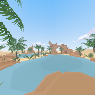 Narrow One Desert map