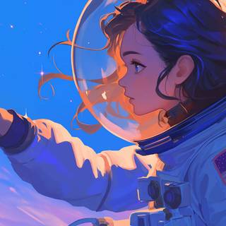 Girl in Space