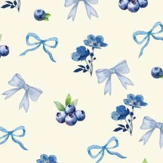 Preppy Blueberries and Bows 