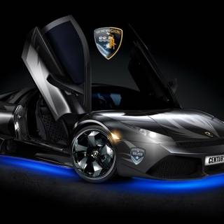 Lambo doors open