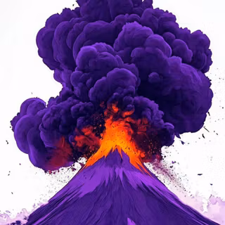 Purple Volcano 