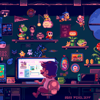 Mario pixel