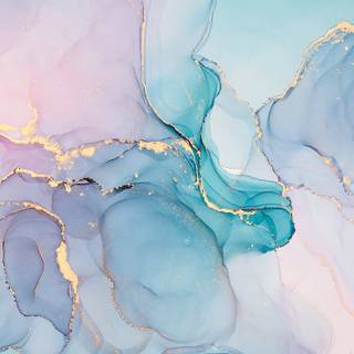 Purple, Pink, and Blue marble