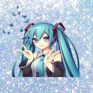 cute anime girl! credit me please I made it~